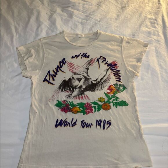 Vintage Concert Tee Prince and the Revolution World Tour 1985 RARE - Picture 2 of 8